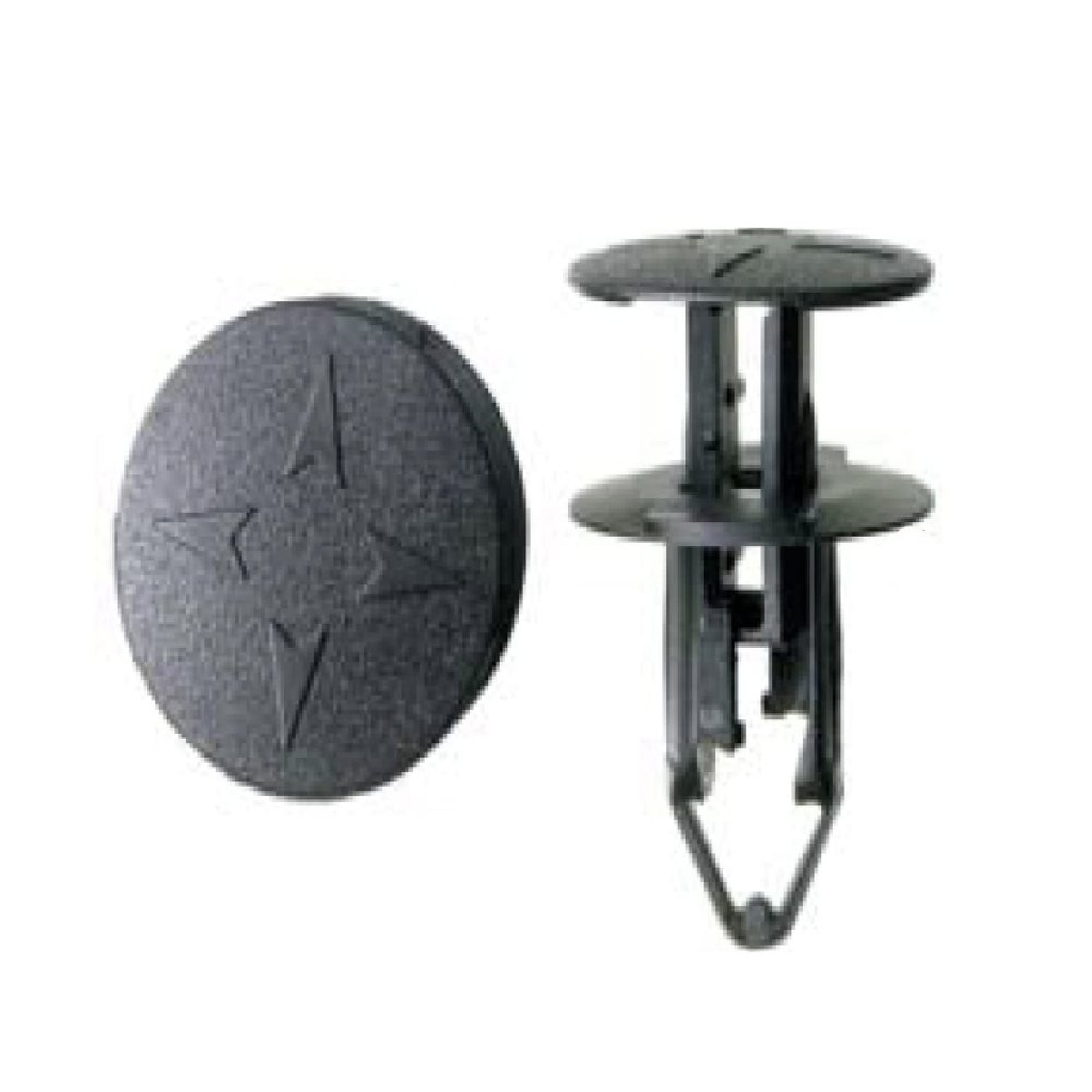 Autobahn88 Clip-Type Push-in Rivet Clip for Bumper, Compatible with Renault (OEM# 054000001R) (Pack of 20)