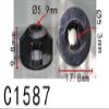 Autobahn88 Grommet Nut Clip for Fender, Compatible with Toyota (OEM# 9046706169, 90476N0301) (Pack of 20) view 2
