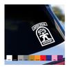 509th Airborne Geronimo Vinyl Decal (White, 6 inches Tall) view 1