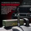 Alpha Defense Round Style Antenna 50 Cal Round Shaped Aluminum Rust Resistant 5.5" Jeep Wrangler + Most Trucks Radio Antenna + Face Shield Alpha Defense Set of 2 (Red) view 3