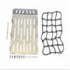 Stainless Steel Truck Trunk Lid (Style A) + Cargo Net For Traxxas TRX-6 Mercedes-Benz G63 (88096-4) - 20Pc Set view 1
