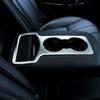 ABS Plastic Rear Row Cup Holder Cover Frame Trim Matte Silver for Land Rover Range Rover Sport 2014 2015 2016 2017 view 1