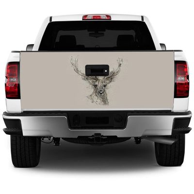 Truck Tailgate Wrap Ink Buck HD Decal Graphics MightySkins Professional Grade 3M Material Universal Fit for Full Size Trucks Weatherproof & Car Wash Safe Made in The U.S.A.