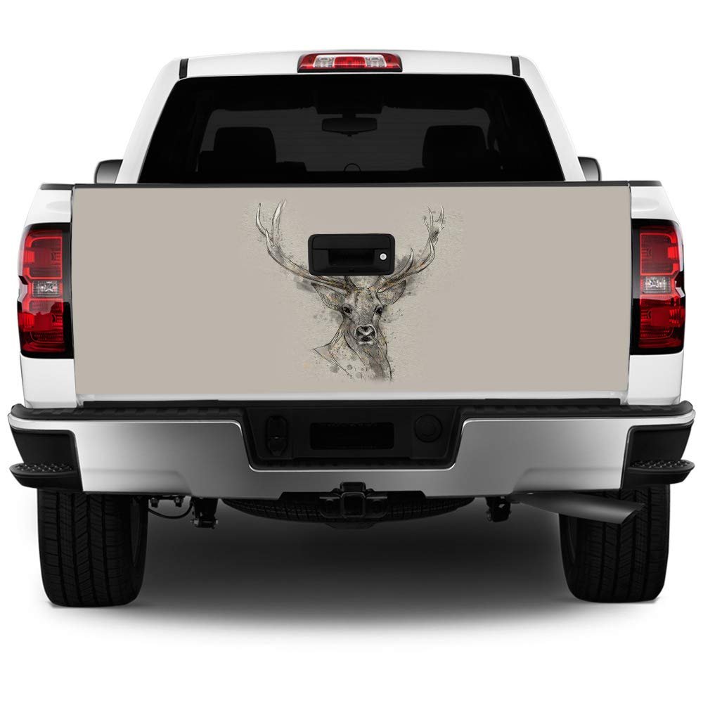 Truck Tailgate Wrap Ink Buck HD Decal Graphics MightySkins Professional Grade 3M Material Universal Fit for Full Size Trucks Weatherproof & Car Wash Safe Made in The U.S.A.