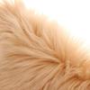 LOVEHOME Square Sheepskin Chair Cushion,Fluffy Wool Car Interior Seat Cover,Soft Seat Cushion Warm Fit for Auto Square Table-Brown 45x45cm(18x18inch) view 3