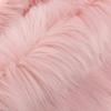 LOVEHOME Square Sheepskin Chair Cushion,Fluffy Wool Car Interior Seat Cover,Soft Seat Cushion Warm Fit for Auto Square Table-Pink 45x45cm(18x18inch) view 2