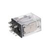 Fielect HH53P DC24V Coil Indicator Light 11 Pin 5A DPDT Electromagnetic Power Relay, 3NO 3NC White view 2