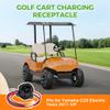 10L0L Golf Cart 48V Charger Receptacle for Yamaha G29 Electric 2011-up, DC Powerwise Charger Plug with Cord, Replace OEM JW9-H6181-00-00 view 3