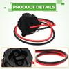 10L0L Golf Cart 48V Charger Receptacle for Yamaha G29 Electric 2011-up, DC Powerwise Charger Plug with Cord, Replace OEM JW9-H6181-00-00 view 4
