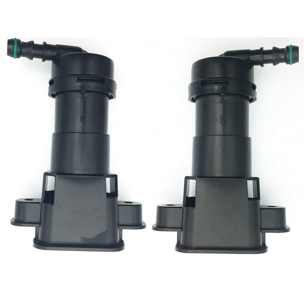L &R Pair (2) Primed Fit Audi A4 Quattro Headlight Washer Wiper Cylinders