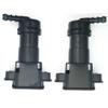 L &R Pair (2) Primed Fit Audi A4 Quattro Headlight Washer Wiper Cylinders view 1