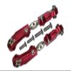 GPM Limitless/Infraction/Typhon Upgrade Parts Aluminum + Stainless Steel Adjustable Front Steering Tie Rod - 2Pc Set Red view 1