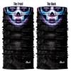 Obacle Skull Face Mask for Women Men Dust Wind UV Sun Protection Seamless Bandana Face Mask for Rave Festival Motorcycle Riding Biker Fishing Outdoor Running 3D Tube Mask (Women Purple Blue Face) view 3