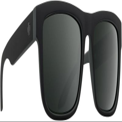 Spy Optic Discord, Square Sunglasses, Color and Contrast Enhancing Lenses, Stealth Graywall - HD Plus Gray Green with Black Spectra Mirror Lenses