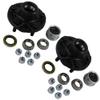 Trailer Idler Hub Kits 5 on 4.5" 2Pcs Fit for Axle 1-1/16" Bearings 2000 lbs view 2