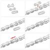 ZONKIE Single Speed Removable Quick Split Chain Link x4 view 4
