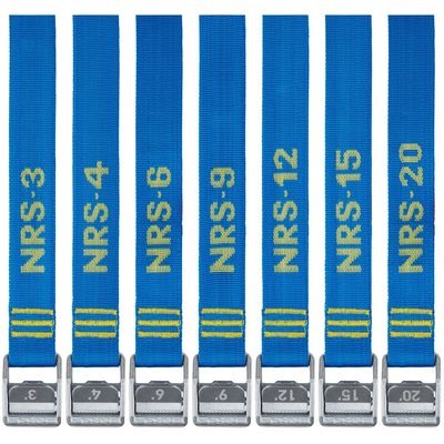 NRS 1.5" Heavy Duty Straps 20' Pair Iconic Blue