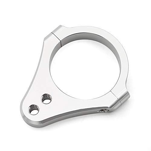 31mm Diameter Aluminum Universal Steering Damper Fork Frame Mounting Clamp Bracket Foot Fixer for Motorcycle Bike Modification