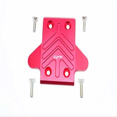 GPM Arrma KRATON/Outcast/Notorious/SENTON 6S BLX Aluminum Rear Chassis Protection Plate -5PC Set (red)