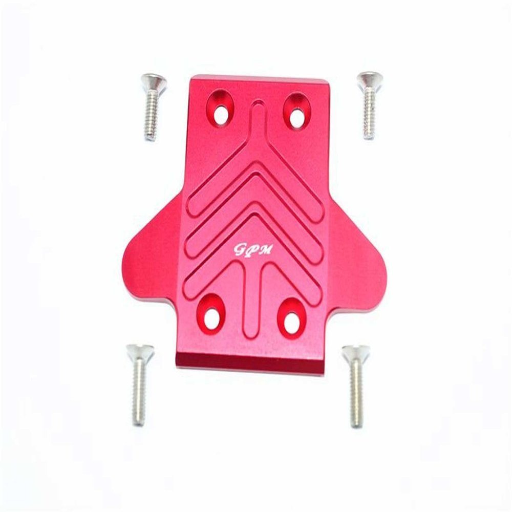 GPM Arrma KRATON/Outcast/Notorious/SENTON 6S BLX Aluminum Rear Chassis Protection Plate -5PC Set (red)