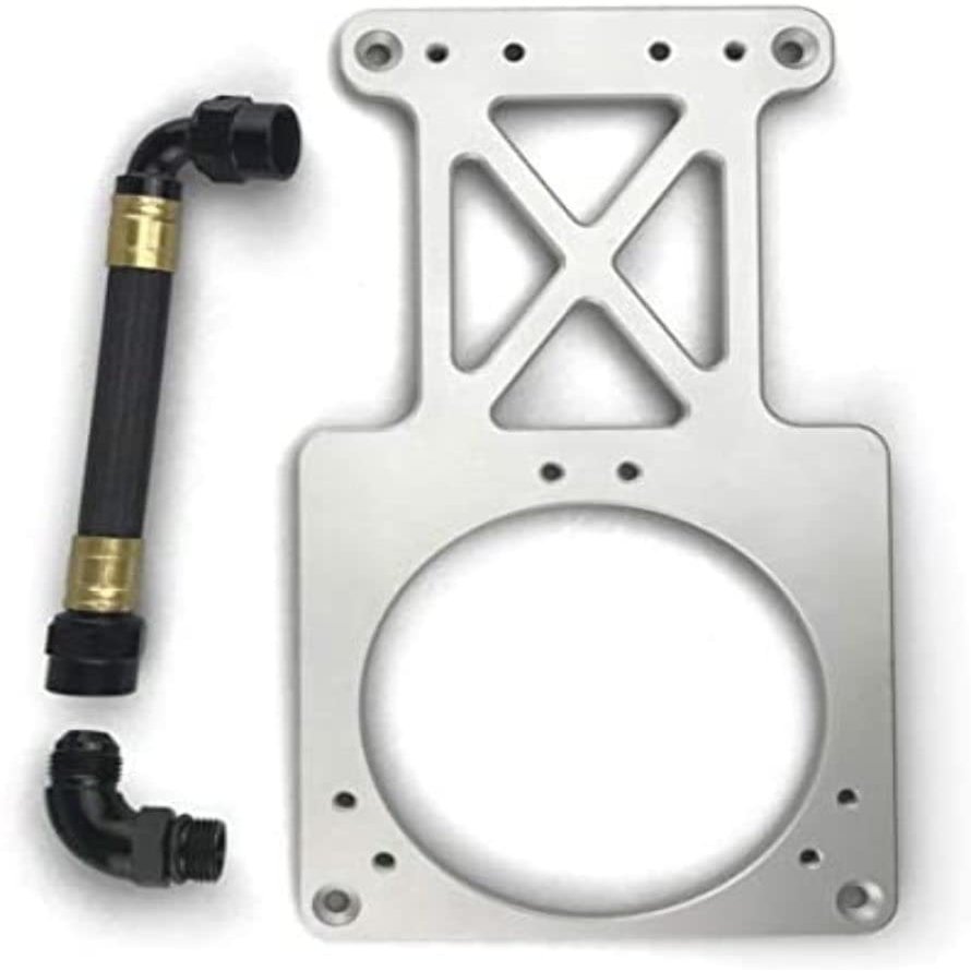 Fuelab - Fuel Surge Tank Upgrade Kit (Bracket/Hardware/Hose Assembly/90 Degree Fitting) - 235mm System (23901)