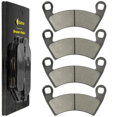 Caltric Front or Rear Brake Pads Compatible with Polaris 2203747 2205949