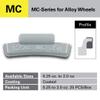 CKAuto MC-Series Coated 1/4oz, 0.25oz Lead Clip on Wheel Weights, 25Pcs/Box view 2