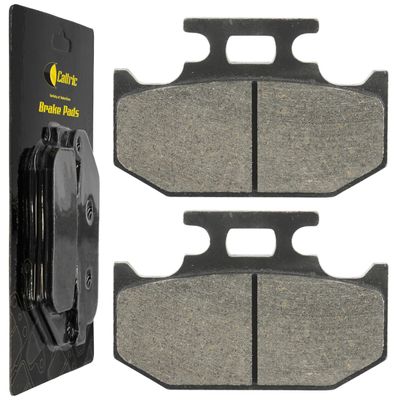 Caltric Middle Brake Pads Compatible with Yamaha Viking VI 700 YXC700 YXC 700 2015 2016 2017