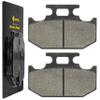 Caltric Middle Brake Pads Compatible with Yamaha Viking VI 700 YXC700 YXC 700 2015 2016 2017 view 1
