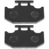 Caltric Middle Brake Pads Compatible with Yamaha Viking VI 700 YXC700 YXC 700 2015 2016 2017 view 4