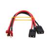 BDHI 2pcs Compatible with TRX Female to Male T-Plug Charger Adapter for LiPo TRA2970 TRA2972(B128-2) view 2