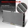 Auto Dynasty Radiator Compatible with 1994-1996 Buick Roadmaster Caprice Impala Fleetwood 4.3L V6/5.7L V8 AT, DPI 1516 Factory Style 1-Row Cooling Radiator, Aluminum Core view 2