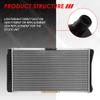 Auto Dynasty Radiator Compatible with 1994-1996 Buick Roadmaster Caprice Impala Fleetwood 4.3L V6/5.7L V8 AT, DPI 1516 Factory Style 1-Row Cooling Radiator, Aluminum Core view 3