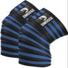 DMoose Fitness Compression Knee Sleeves Wrap, Fitness & Support for Workouts & Running, Knee Brace for Men, Knee Sleeves for Women Knee Pain, Knee Support for Women - Black/Stripes (Pair) view 1
