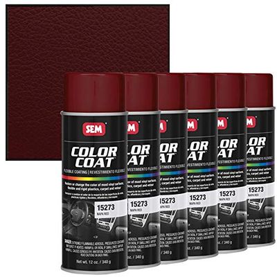 Sem Products 15273 Napa Red Color Coat - 12 oz. (6)