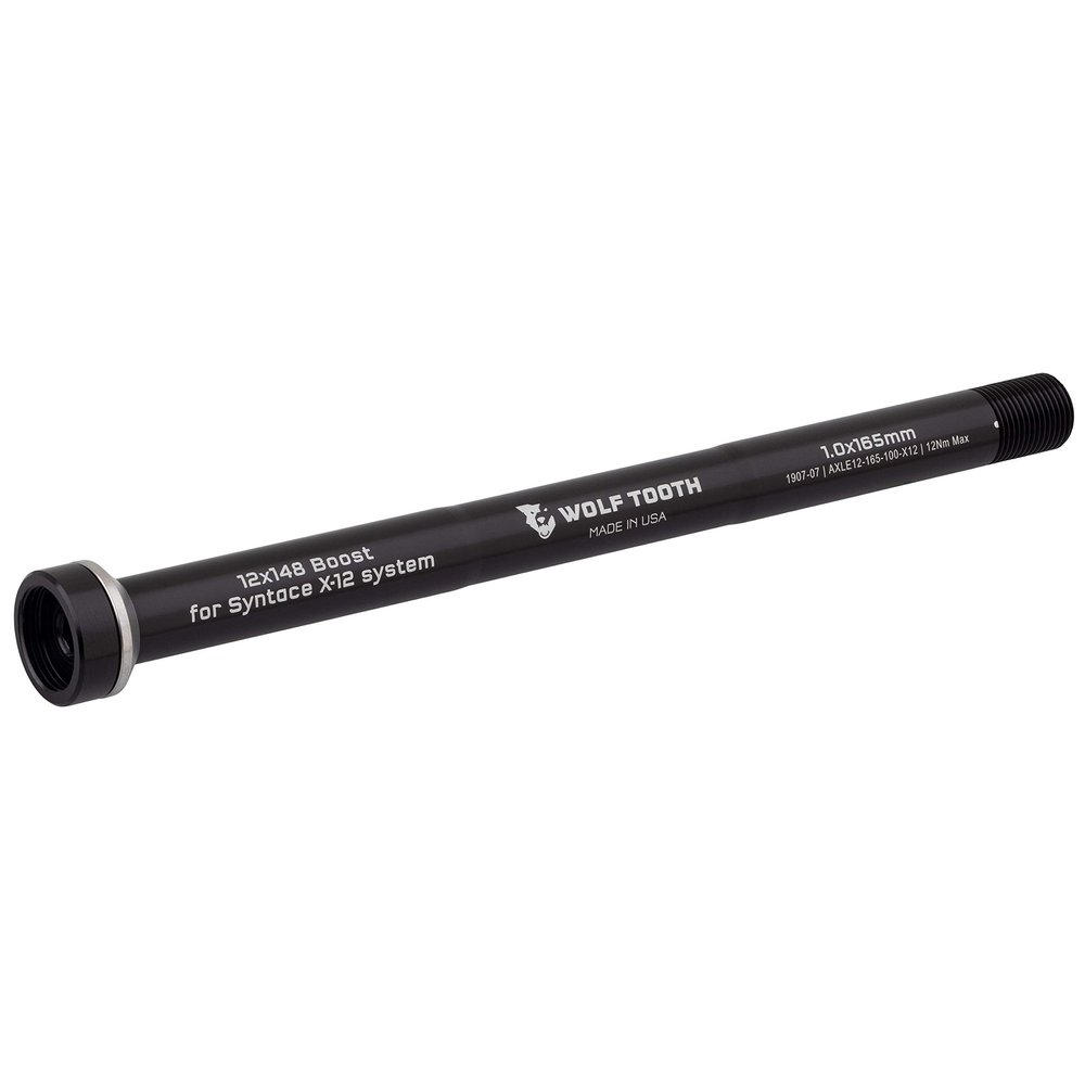 Wolf Tooth Rear Thru Axle 1.0 x 165mm for X12 Boost 12 x 148mm