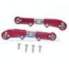 GPM Arrma Limitless/Infraction/Typhon Aluminum+Stainless Steel Adjustable Front Steering TIE Rod -6PC Set (red) view 1