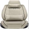 Surekit Custom Car Cover for 911 997 Cayman Cayenne Mancan Boxster Panamera 5-Car Cushion Cover Full Set Needlework PU Leather Luxury Set (Black White) view 1