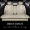 Surekit Custom Car Cover for 911 997 Cayman Cayenne Mancan Boxster Panamera 5-Car Cushion Cover Full Set Needlework PU Leather Luxury Set (Black White) view 4