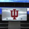 FANMATS 27550 Indiana Hooisers Stainless Steel Front License Plate with Large 3D Molded Team Metal Emblem view 2