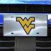 FANMATS 27200 West Virginia Mountaineers Stainless Steel Front License Plate with Large 3D Molded Team Metal Emblem view 2