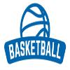 Basketball y0286 Vinyl Sticker Decals (Pack of 2) for Car Window Laptop Phone (4" x 2.2", Blue) view 1