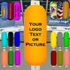 Custom Fender Covers - ADD Your Text - Personalized Fender Covers (6.5" diam, Orange) view 1