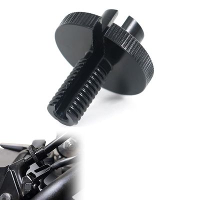 xitomer M10 Clutch Cable Wire Adjuster Fit for MT07 MT-07 FZ07 MT09 MT-09 FZ09 FJ-09 YZF-R6 R1 XJ6 FZ6 N/S FZ6R FZ8 CNC Aluminum Alloy Aftermarket M10x1.5 Screw (Black)