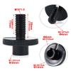 xitomer M10 Clutch Cable Wire Adjuster Fit for MT07 MT-07 FZ07 MT09 MT-09 FZ09 FJ-09 YZF-R6 R1 XJ6 FZ6 N/S FZ6R FZ8 CNC Aluminum Alloy Aftermarket M10x1.5 Screw (Black) view 2