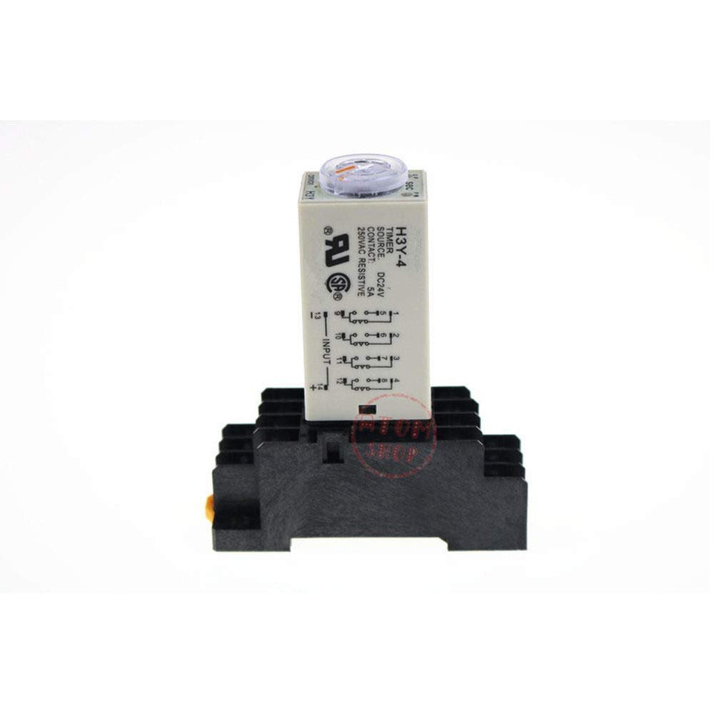 IndustrialField 1SET H3Y-4 0-30Sec 220V Time Relay Power delay Controller ST6P-4