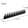 HHongJM Helmet Hawks Motorcycle Helmet Mohawk Synthetic Wigs for Bicycle/Almost Helmet/Stick Reusable Design Black Color view 3