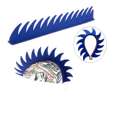 HHongJM Helmet Hawks Mohawk Synthetic Wigs for Bicycle/Almost Helmet/Stick Reusable Design (Yblue)
