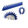 HHongJM Helmet Hawks Mohawk Synthetic Wigs for Bicycle/Almost Helmet/Stick Reusable Design (Yblue) view 1