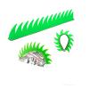 HHongJM Helmet Hawks Motorcycle Helmet Mohawk Synthetic Wigs for Bicycle/Almost Helmet/Stick Reusable Design (Yneon) view 1